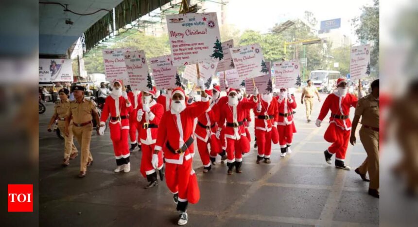 41 Santas uphold road safety clauses across city | Mumbai News