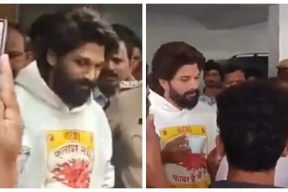 Allu Arjun seen smiling, drinking coffee during arrest in Sandhya Theatre Stampede case | Telugu Movie News