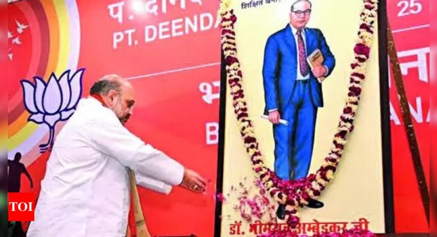 Ambedkar row: Congress spreading 'doctored' speech, says Amit Shah, threatens legal action | India News
