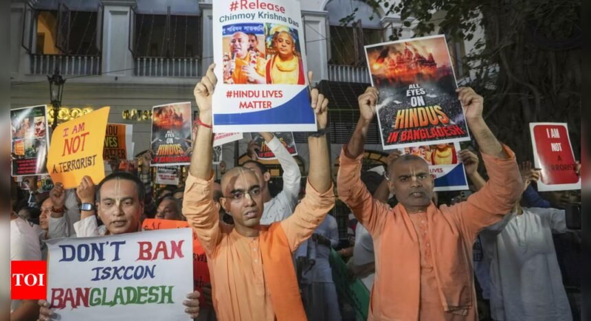 Bangladesh stops dozens of Iskcon members from crossing into India amid rising tensions: Report