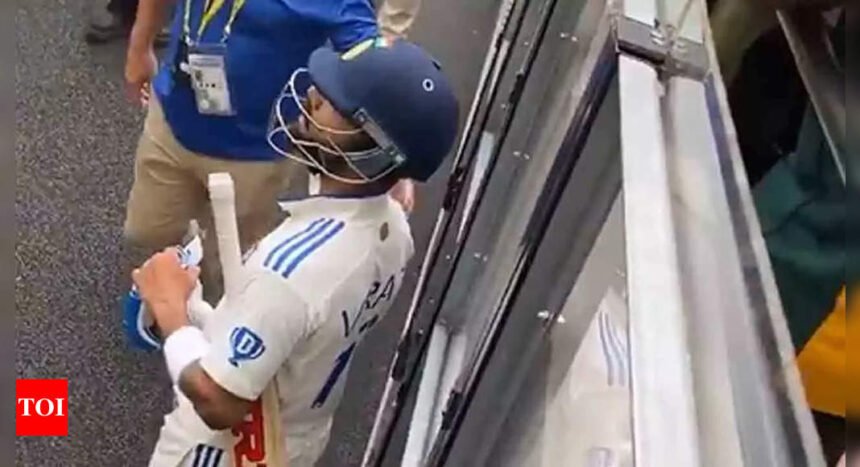 Border-Gavaskar Trophy: Heckled Virat Kohli confronts fans after dismissal at MCG: Watch | Cricket News