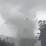 California Tornado: Watch: Rare Tornado tears through California, flips cars and uproots trees