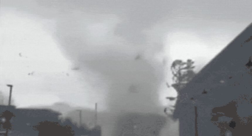 California Tornado: Watch: Rare Tornado tears through California, flips cars and uproots trees