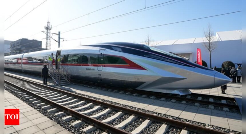 China unveils prototype of world's fastest train, capable of reaching 450 km/h