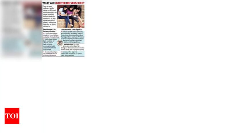 City’s 1st cluster varsity proposal awaits nod | Mumbai News