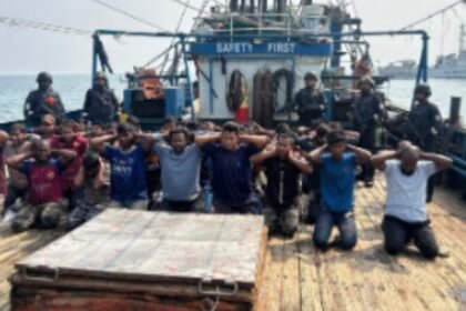 Coast Guard seizes 2 Bangladeshi trawlers with 78 fishermen