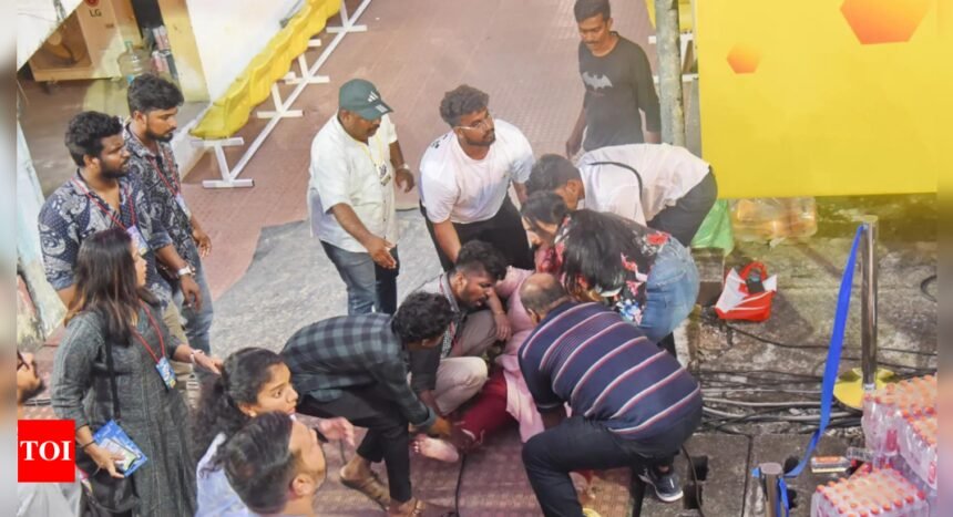 Congress MLA falls from stadium gallery in Kochi, condition critical