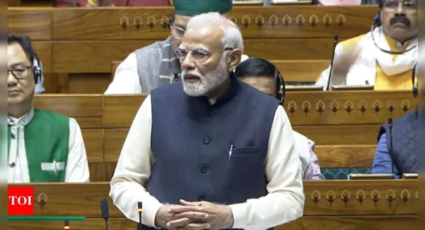 'Congress addicted to changing Constitution': PM Modi's Lok Sabha speech - Top quotes | India News