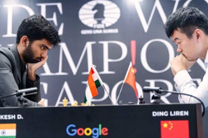 D Gukesh, Ding Liren play out another draw as Game 9 ends with bare kings at World Chess Championship | Chess News