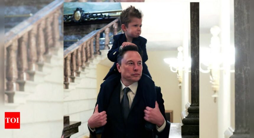 Elon Musk's 4-year-old son X spotted at Senate. The reason is...