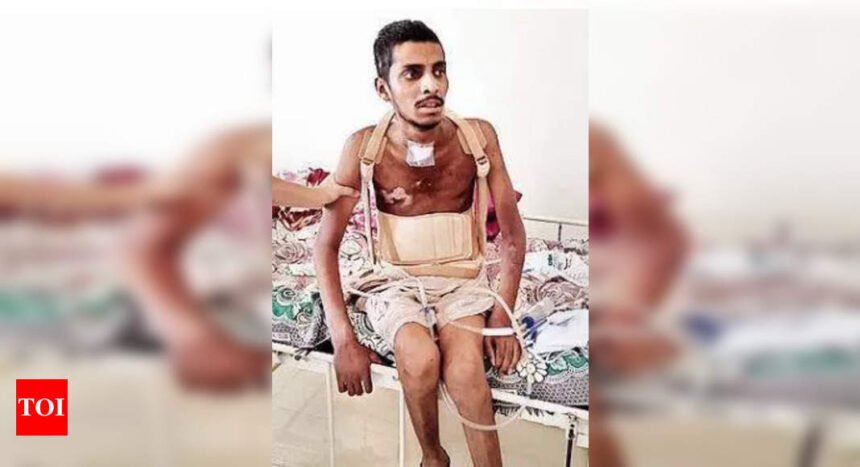 Falling from overcrowded delayed train, Titwala resident almost on death bed begins to walk again | Mumbai News
