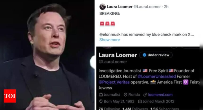 Is Elon Musk targeting free speech on X? Laura Loomer and other users question loss of blue checks and subscribers