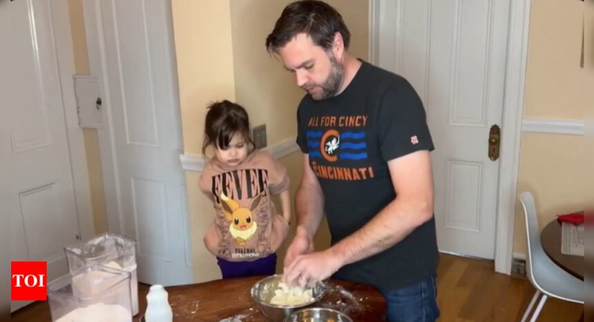 JD Vance's Christmas biscuit-baking tradition with daughter wows social media: 'What a great little assistant!'