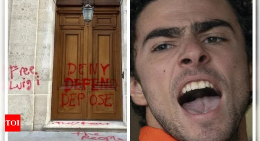 Luigi Mangione Epstein: Luigi Mangione supporters deface Epstein's old mansion, write: 'Deny, defend, depose'