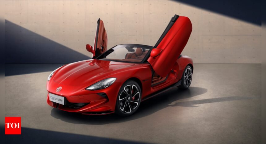 MG Cyberster electric roadster India launch confirmed: 536 hp, 0-100 in 3.2 seconds!