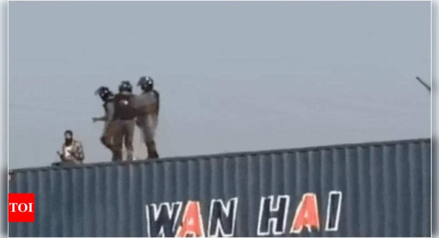 Man pushed from container is 'completely fine,' says Pakistan's information minister