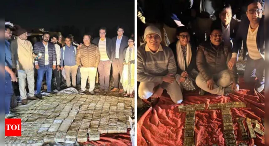 Massive seizure in IT raids: 52 kg gold, over Rs 10 crore cash found in abandoned vehicle in Bhopal | India News