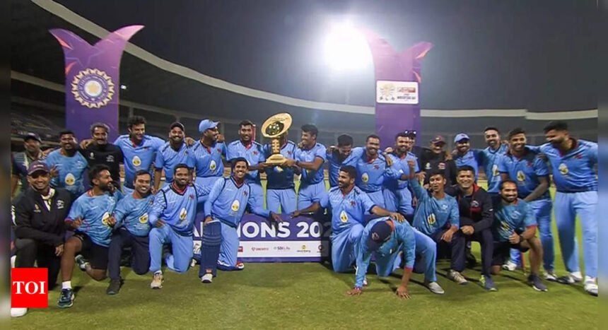 Mumbai clinch second Syed Mushtaq Ali Trophy title with five-wicket victory over Madhya Pradesh | Cricket News