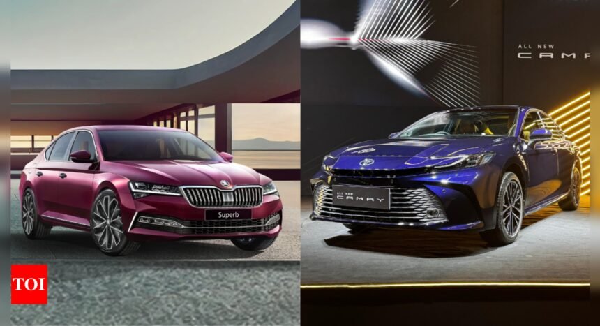 New Toyota Camry vs Skoda Superb: Price, features, engine, specs compared