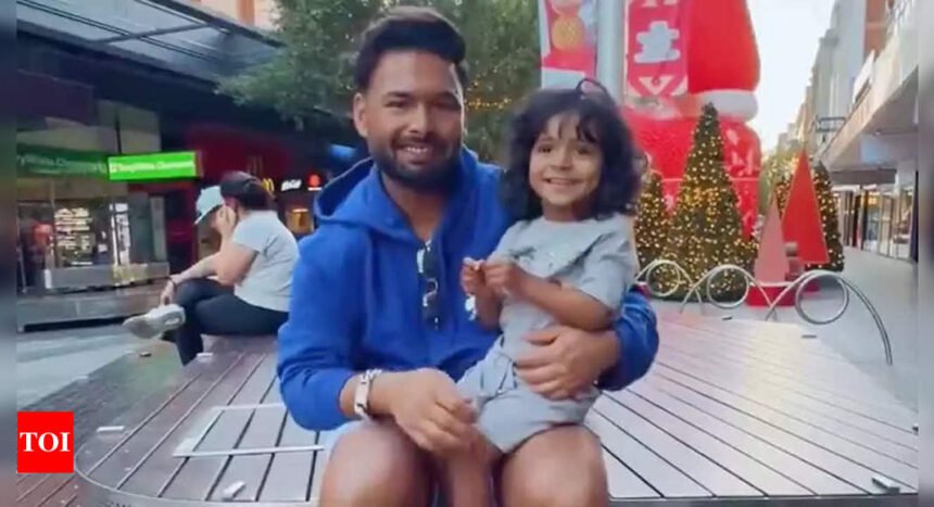 Rishabh Pant’s sweet bonding moment with a little girl in Adelaide goes viral. Watch | Cricket News