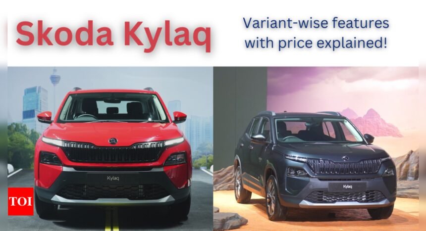 Skoda Kylaq variant-wise pricing with features explained: Powered, ventilated seats at this price!