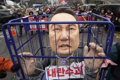 South Korean authorities seek warrant to detain impeached President Yoon in martial law probe