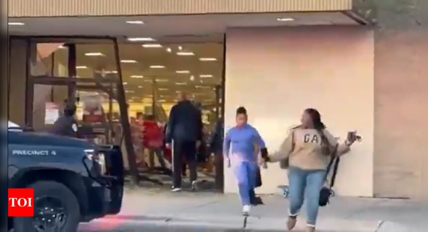 Texas police fatally shoot driver after his truck crashes into mall store, injuring five
