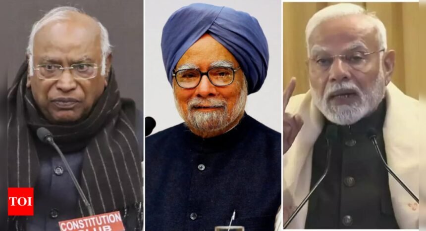 'True tribute': Kharge urges PM Modi to build memorial honouring Dr Manmohan Singh | India News