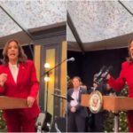 Was Kamala Harris 'drunk' during Christmas speech in DC? Social media reacts to viral video
