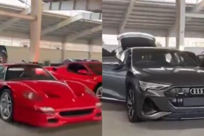 Watch: Syrian rebels find Ferraris, Rolls-Royces, and other luxury cars in Bashar Al-Assad's palace