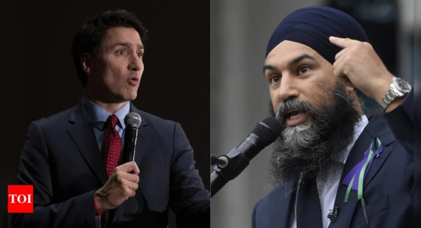 ‘Failed in biggest job a PM has’: Trudeau's ally says will vote to bring down Canadian government