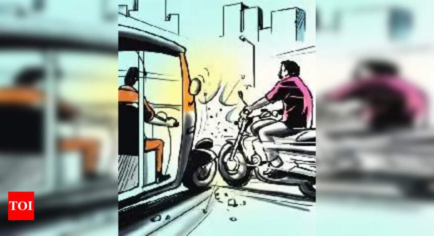 70-yr-old pedestrian hit by motorcycle, dies