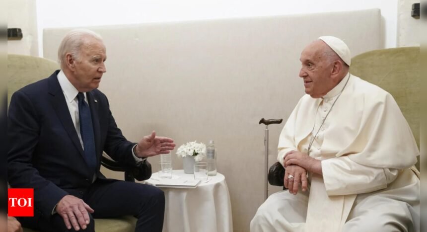 'A light of faith and hope': Biden awards Pope Francis Presidential medal of freedom