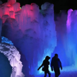 A winter wonderland of 25 million pounds of ice: Majestic ice castles open in New Hampshire