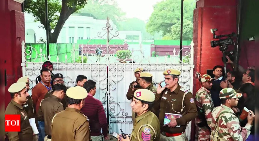 AAP lashes out after Election Commission staff, cops search Mann house over complaint | India News