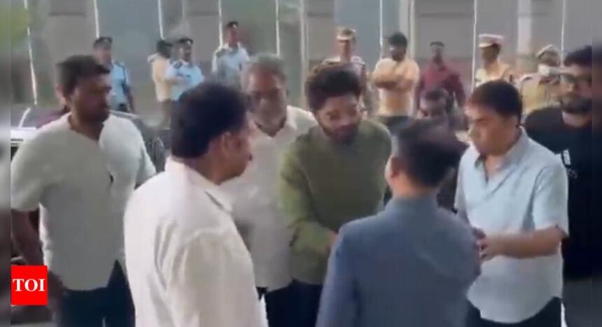 Allu Arjun visits boy injured in Sandhya theatre stampede | Hyderabad News