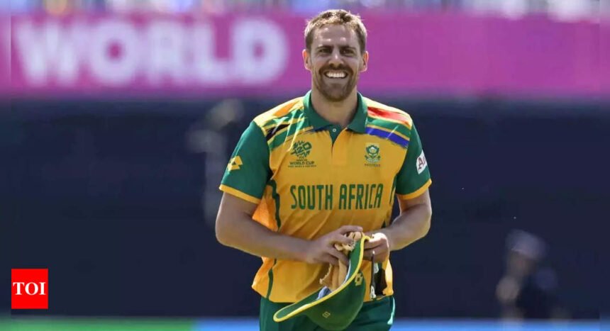 Anrich Nortje ruled out of Champions Trophy due to back injury | Cricket News
