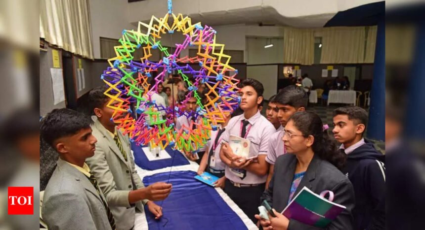 Artworks by children on display at Nehru Centre