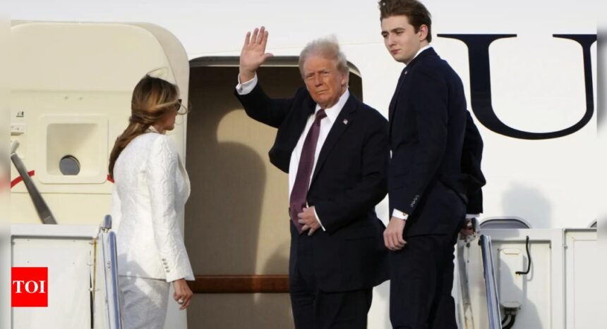 Barron Trump: Will Barron Trump live in the White House? When Melania Trump said he would be allowed to...