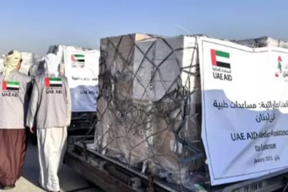 Beirut Airport receives 23rd relief plane carrying 35 tonnes of medical supplies as part of 'UAE stands with Lebanon'