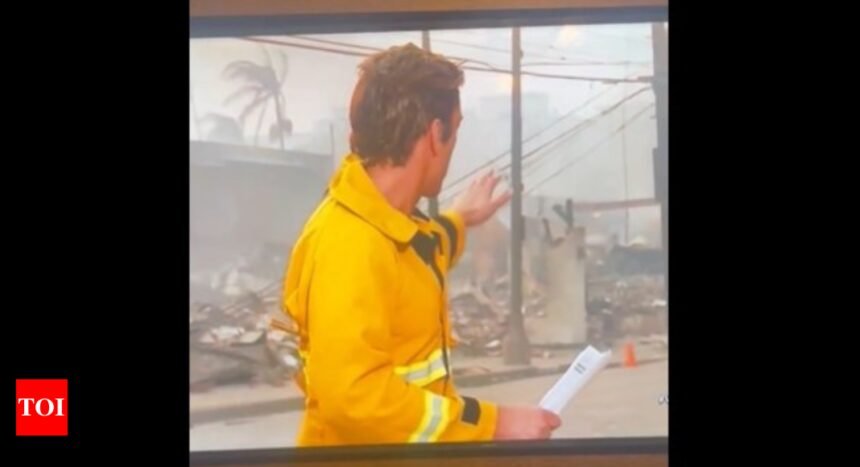 David Muir: 'Narcissist a**hole': ABC anchor David Muir slammed for clothespins on jacket during wildfire coverage