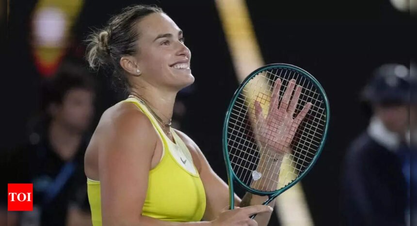 Defending champion Aryna Sabalenka batters Paula Badosa to make third straight Australian Open final | Tennis News