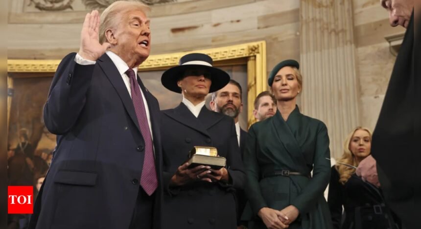 Donald Trump Bible: Was Donald Trump 'rushed' through the oath giving him no time to keep his hands on the Bibles?