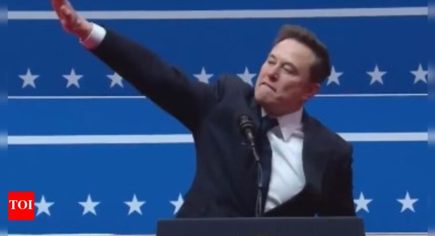 Elon Musk Nazi Salute Controversy: Did Elon Musk do a 'Nazi salute'? Social media in a frenzy over 'weird' gesture | World News