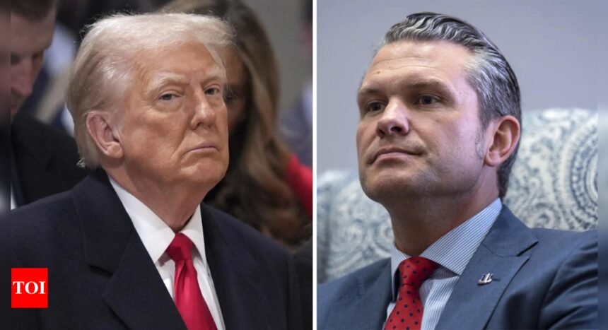 From Iron Dome construction to transgender troop ban: New orders Trump is expected to sign on Hegseth's first day as Pentagon chief