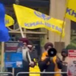 Indians in London counter pro-Khalistan protest with 'Bharat Mata Ki Jai' outside high commission | India News