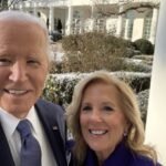 Joe Biden bids farewell with a selfie before Trump’s swearing-in