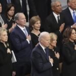 Kamala Harris Jill Biden Video: Did Jill Biden snatch papers from Kamala Harris at Jimmy Carter's funeral? 'OMG Pure hatred'