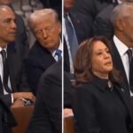 Kamala Harris’ death stare at Obama and Trump’s chat: Is she jealous or just fed up? And where is Michelle? | World News