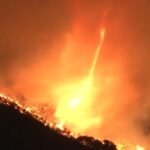 Los Angeles Fire Tornado: Watch: Rare 'firenado' swirls through Los Angeles as wildfires rage across California